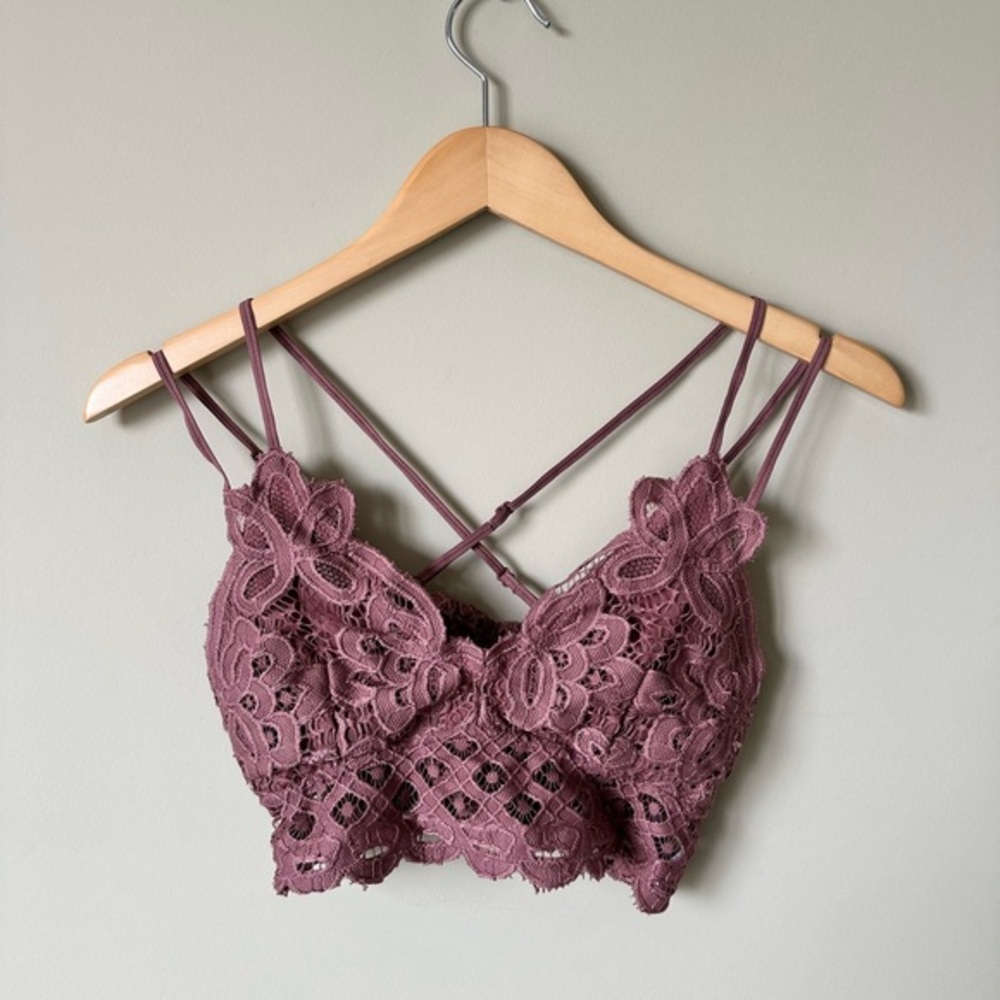 Anemone Dusty Purple Bralette Size Medium